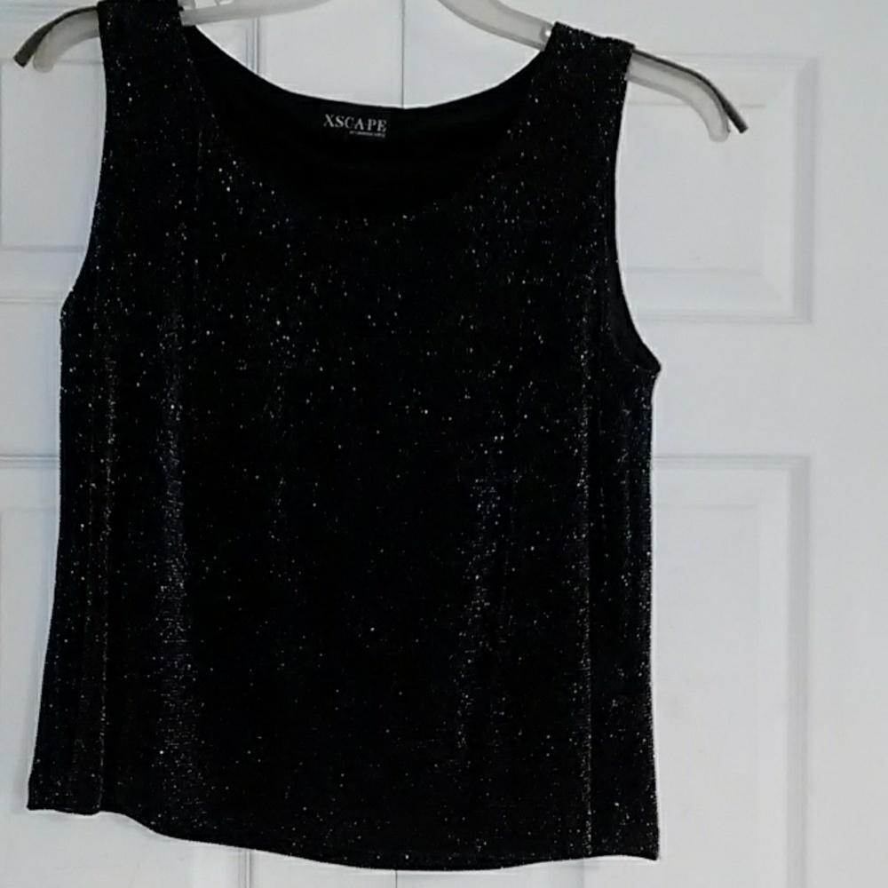 Women's Metallic Shell Top